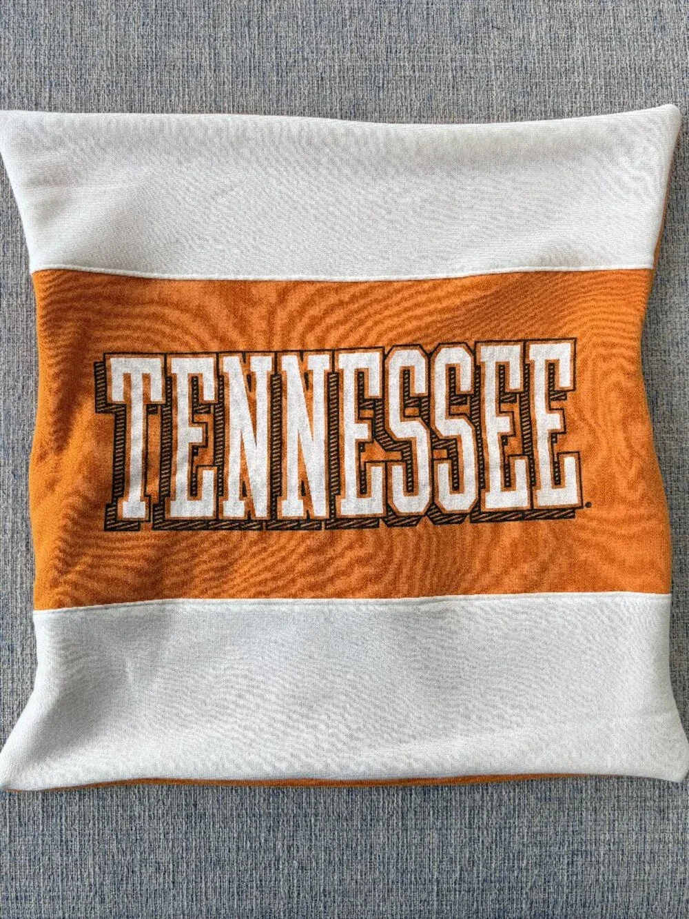 University of Tennessee Volunteers Custom Reworked Throw Pillow 16